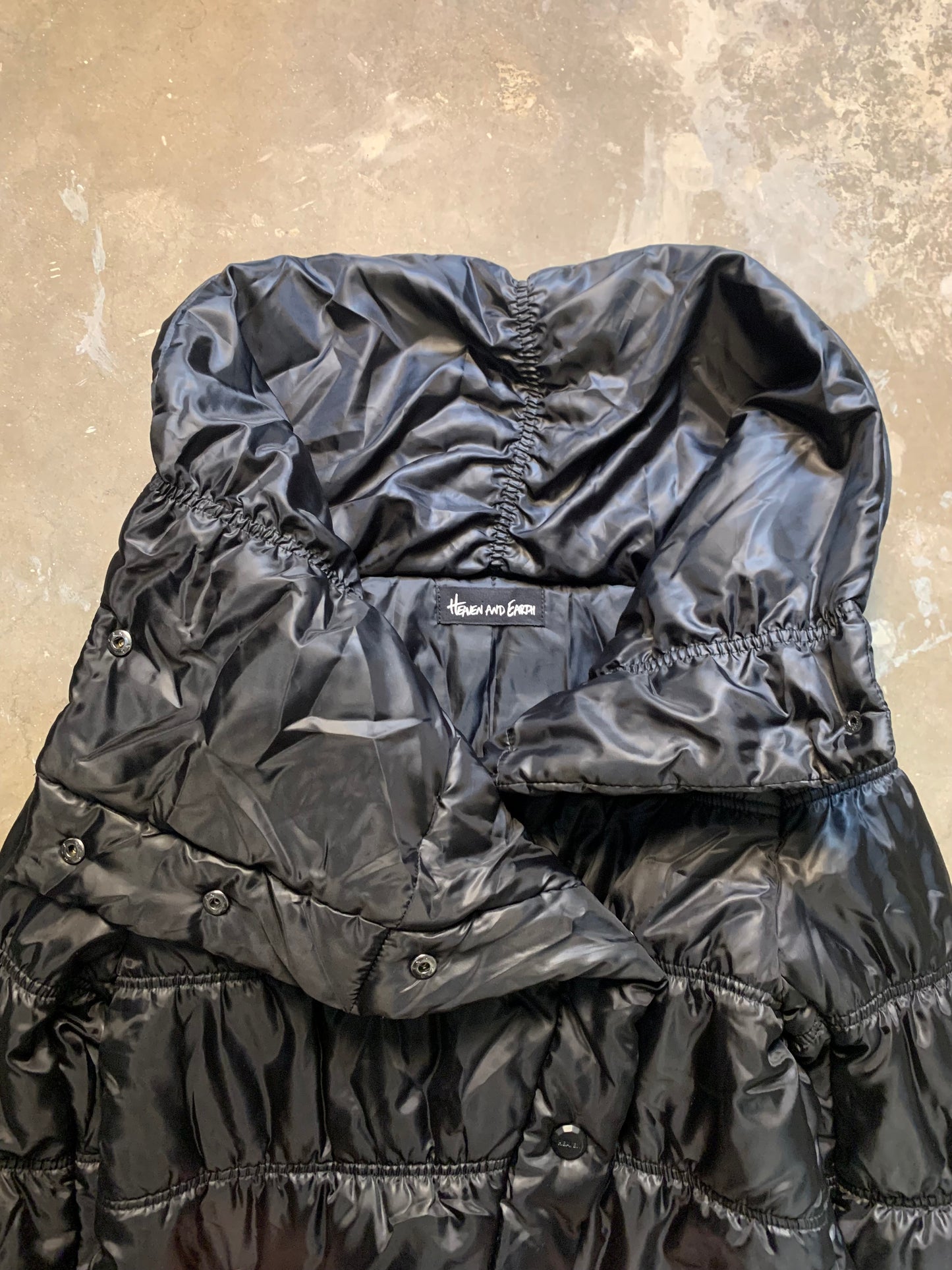Heaven and Earth Ninja Mask Puffer Jacket