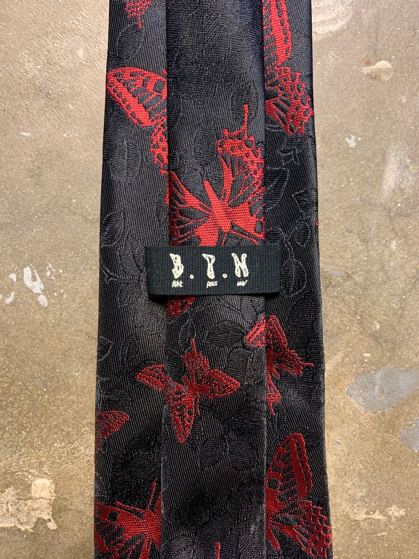 Black Peace Now Butterfly Tie