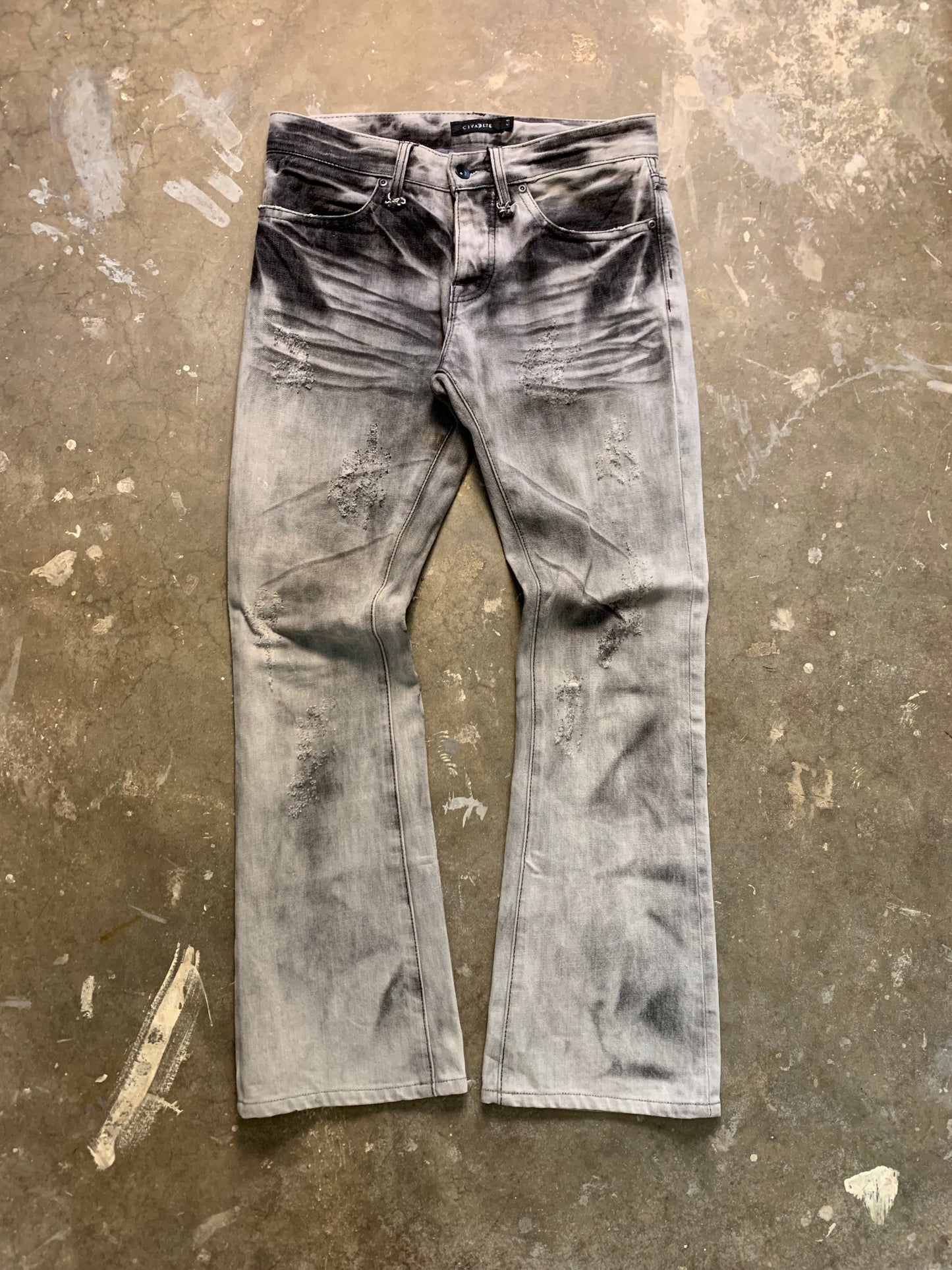 Civarize Clawmark Flared Jeans