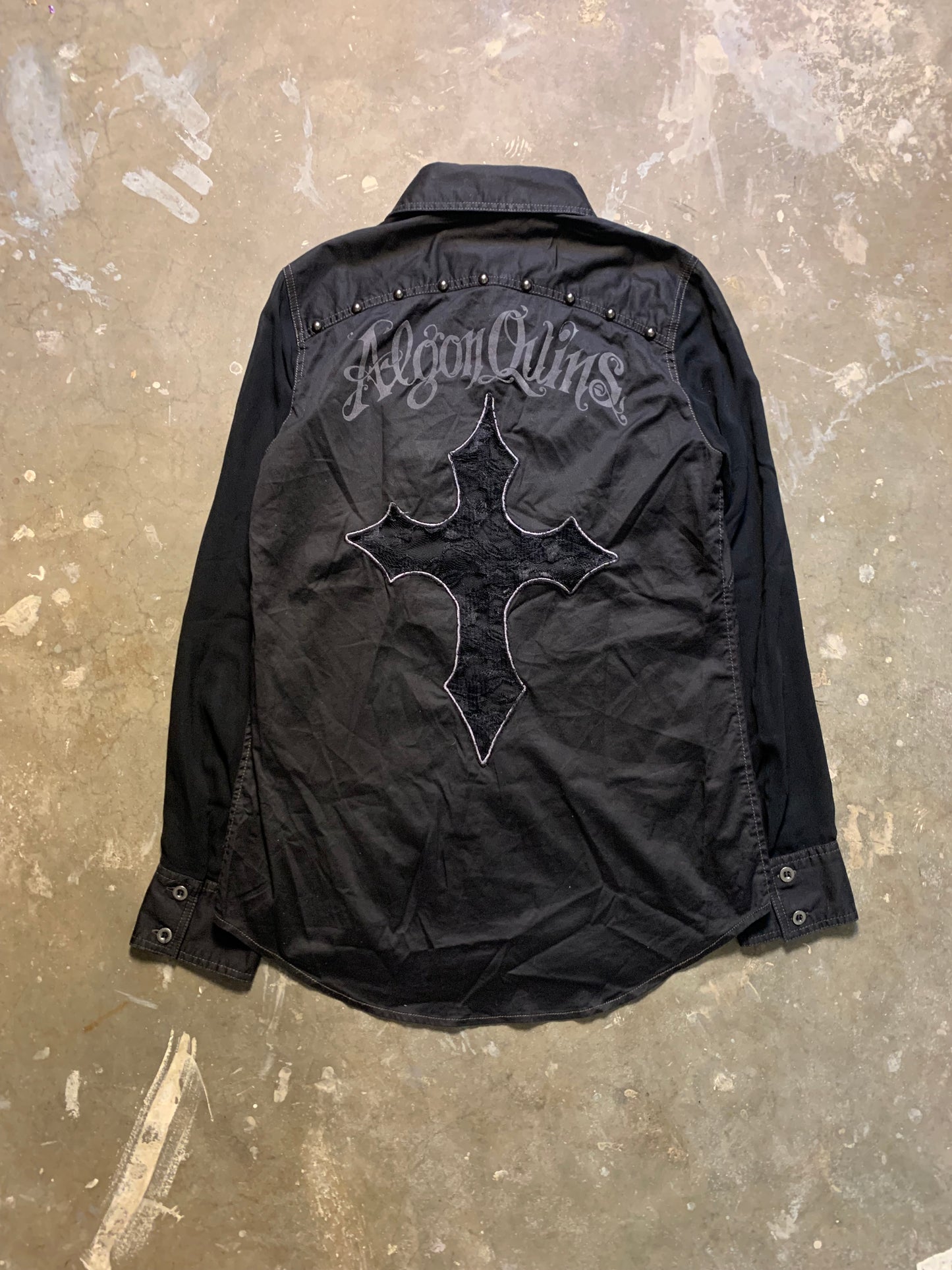 Algonquins Mesh & Lace Cross Shirt