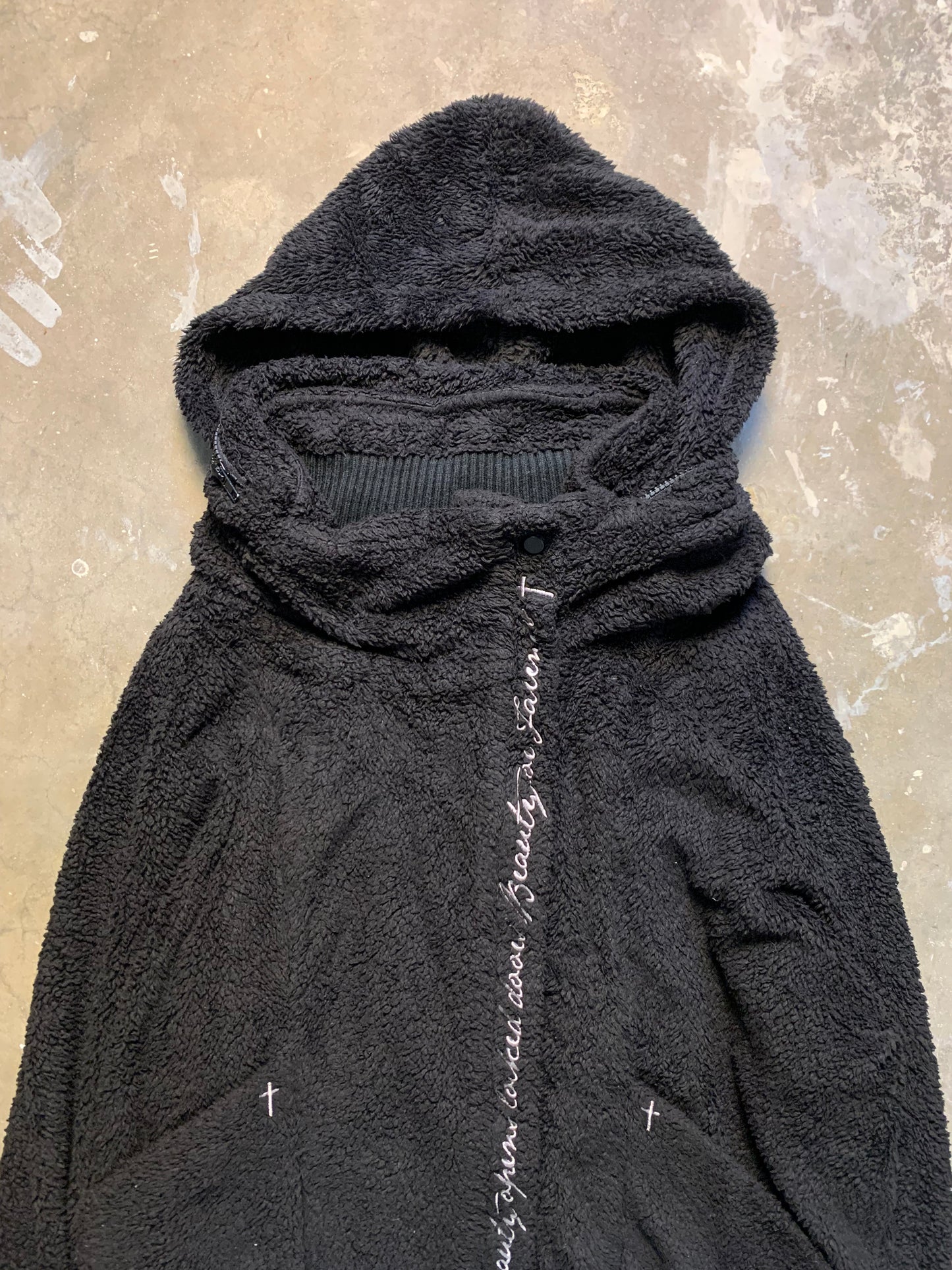 Heaven and Earth Slouchy Fur Hoodie