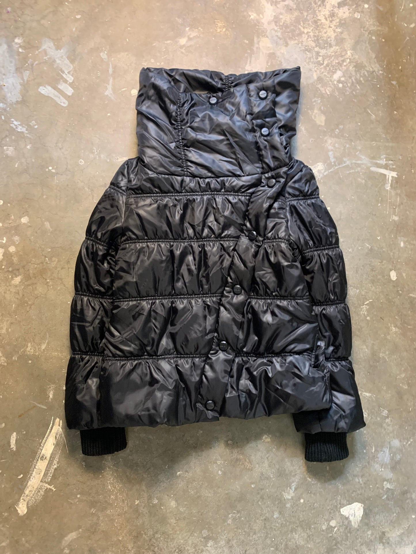 Heaven and Earth Ninja Mask Puffer Jacket