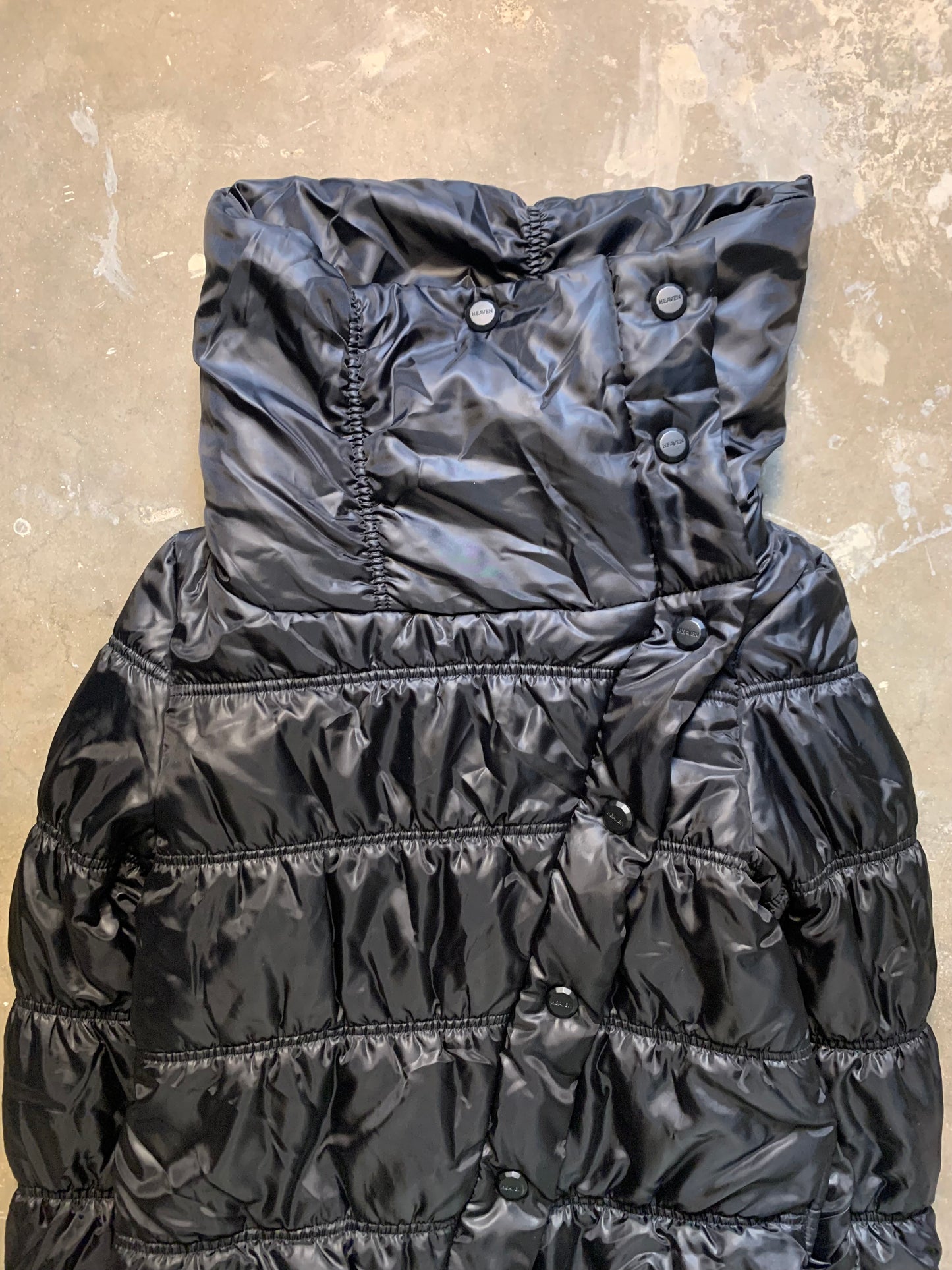 Heaven and Earth Ninja Mask Puffer Jacket