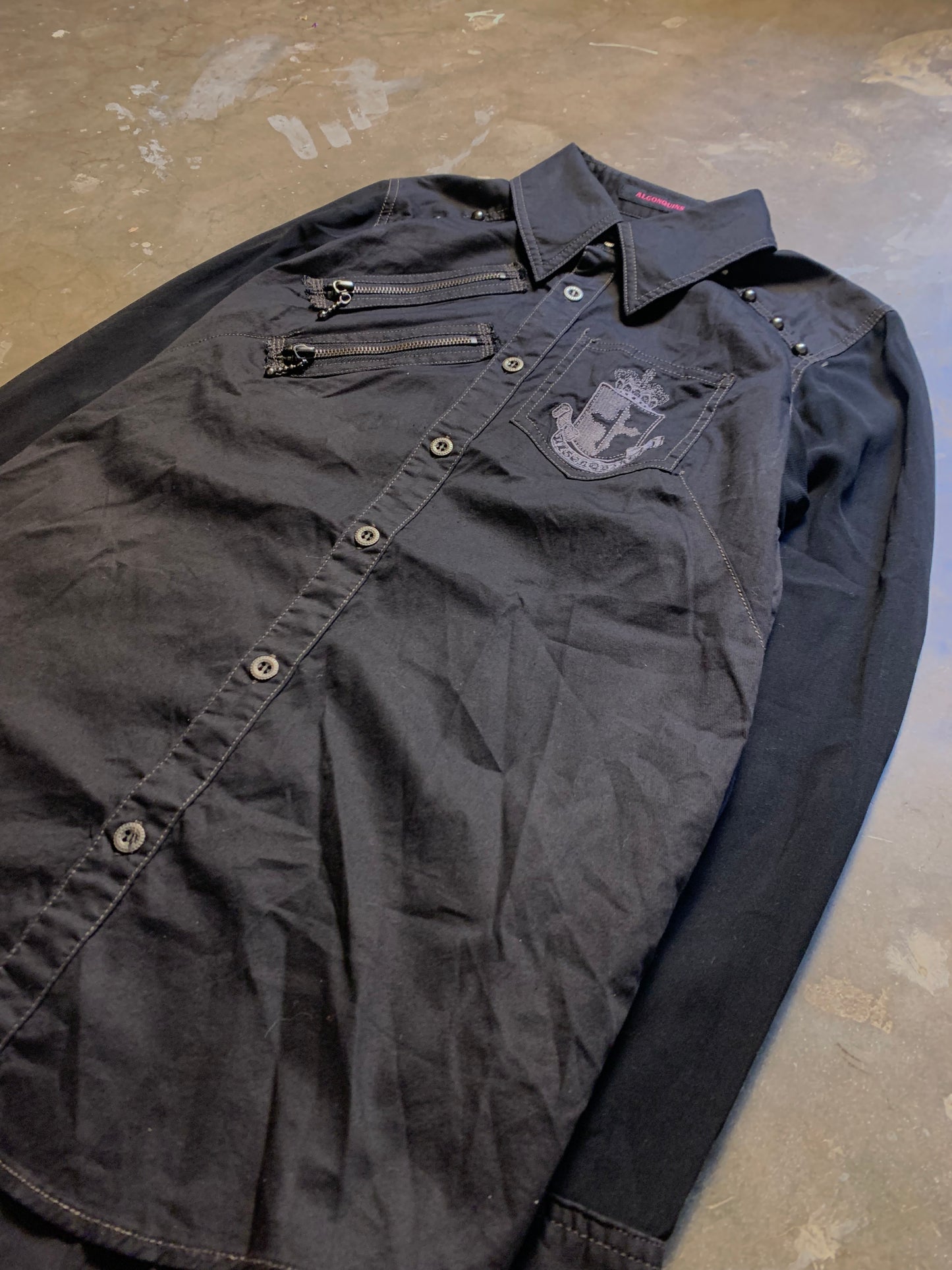 Algonquins Mesh & Lace Cross Shirt