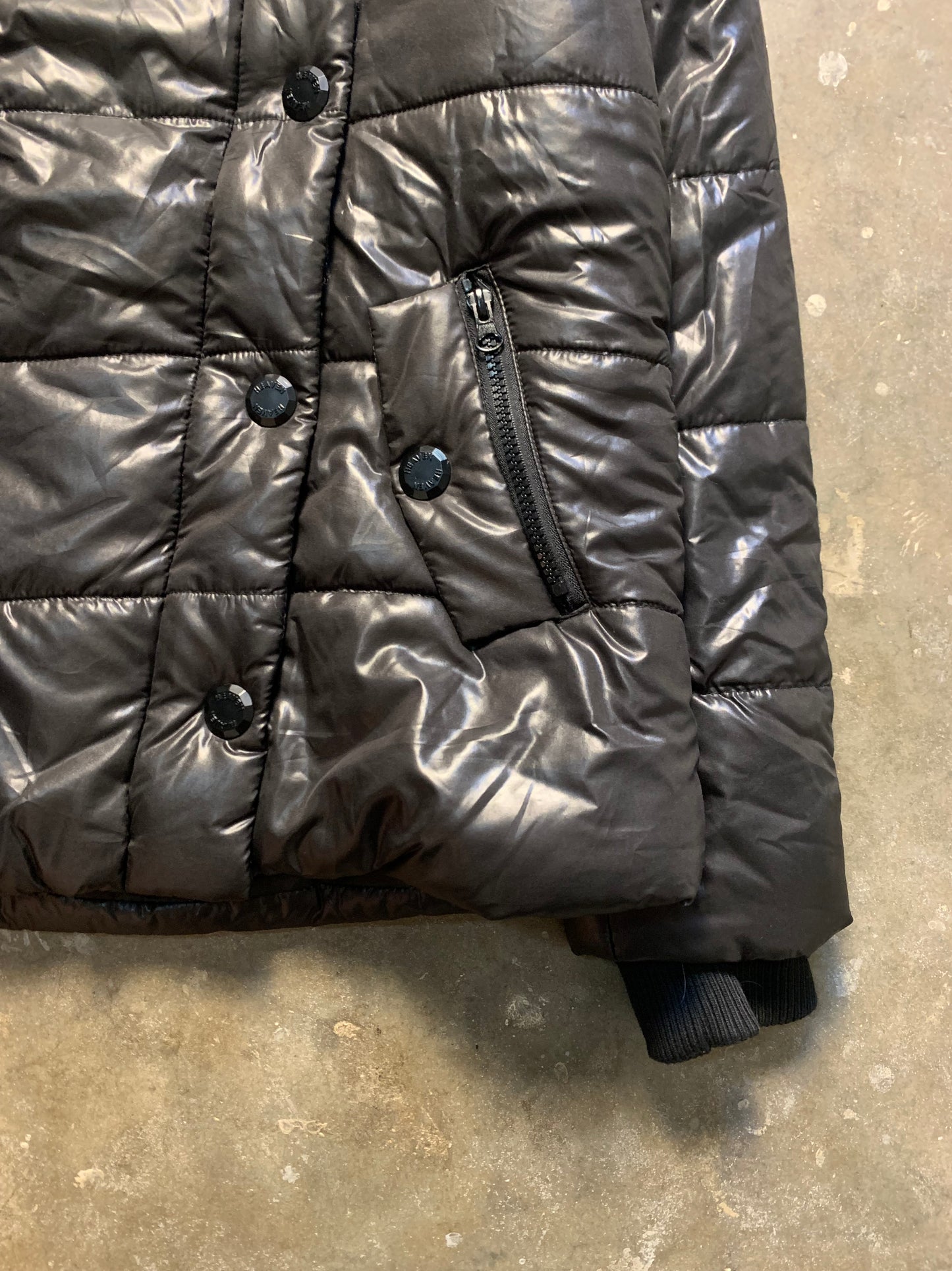 Heaven and Earth Asymmetrical Hooded Puffer