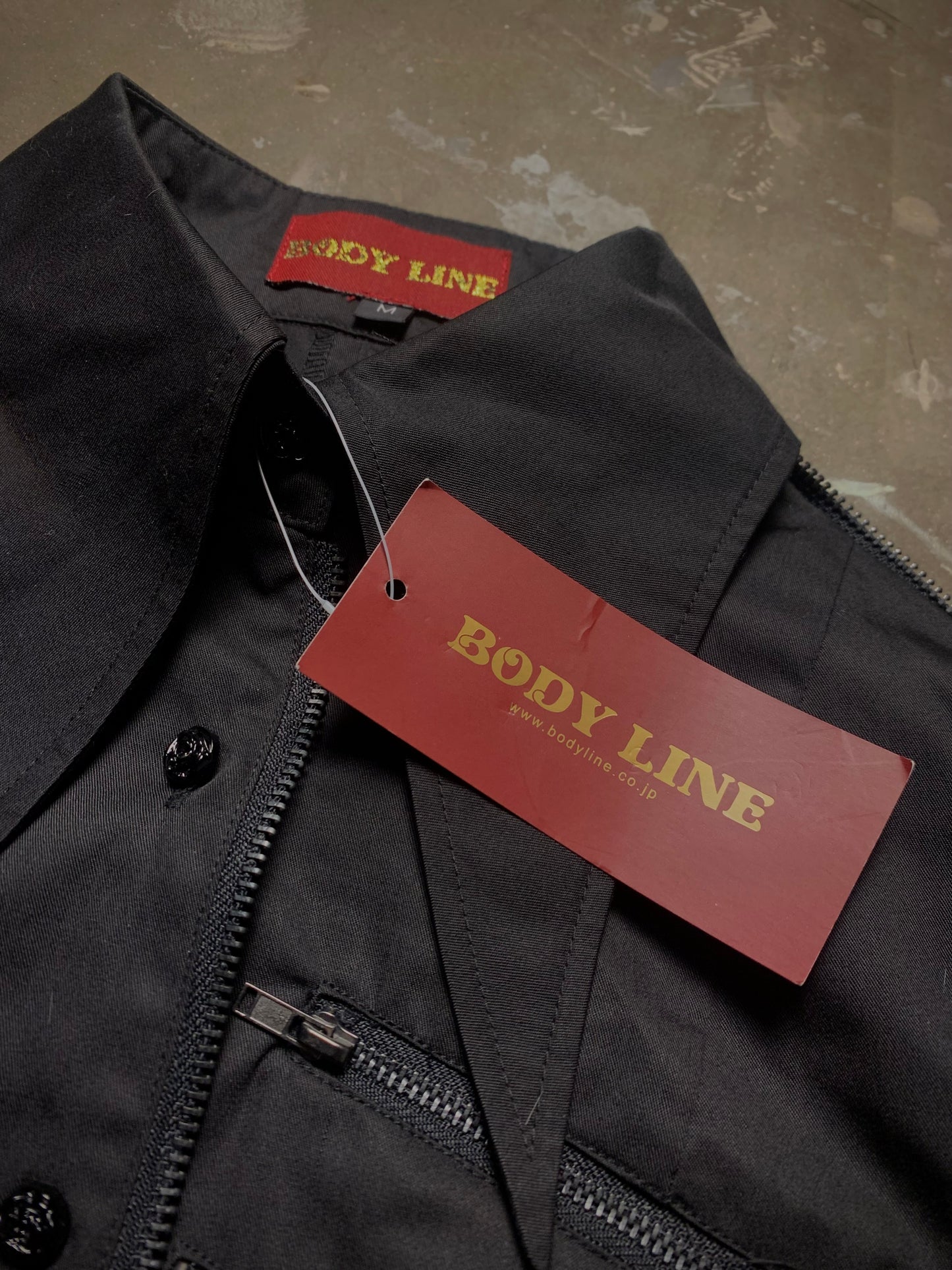 Body Line Lace Up Zipper Shirt