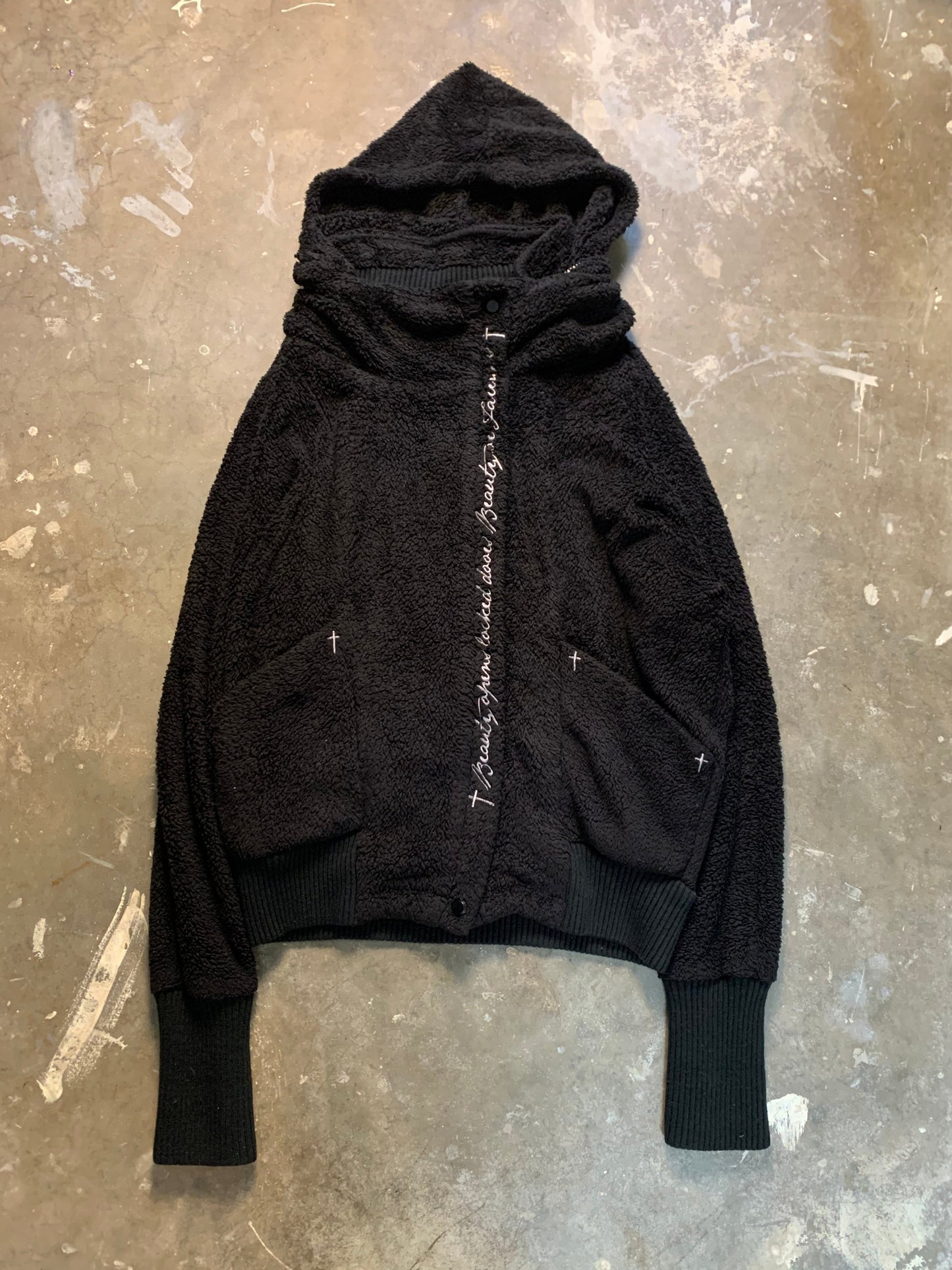 Heaven and Earth Slouchy Fur Hoodie