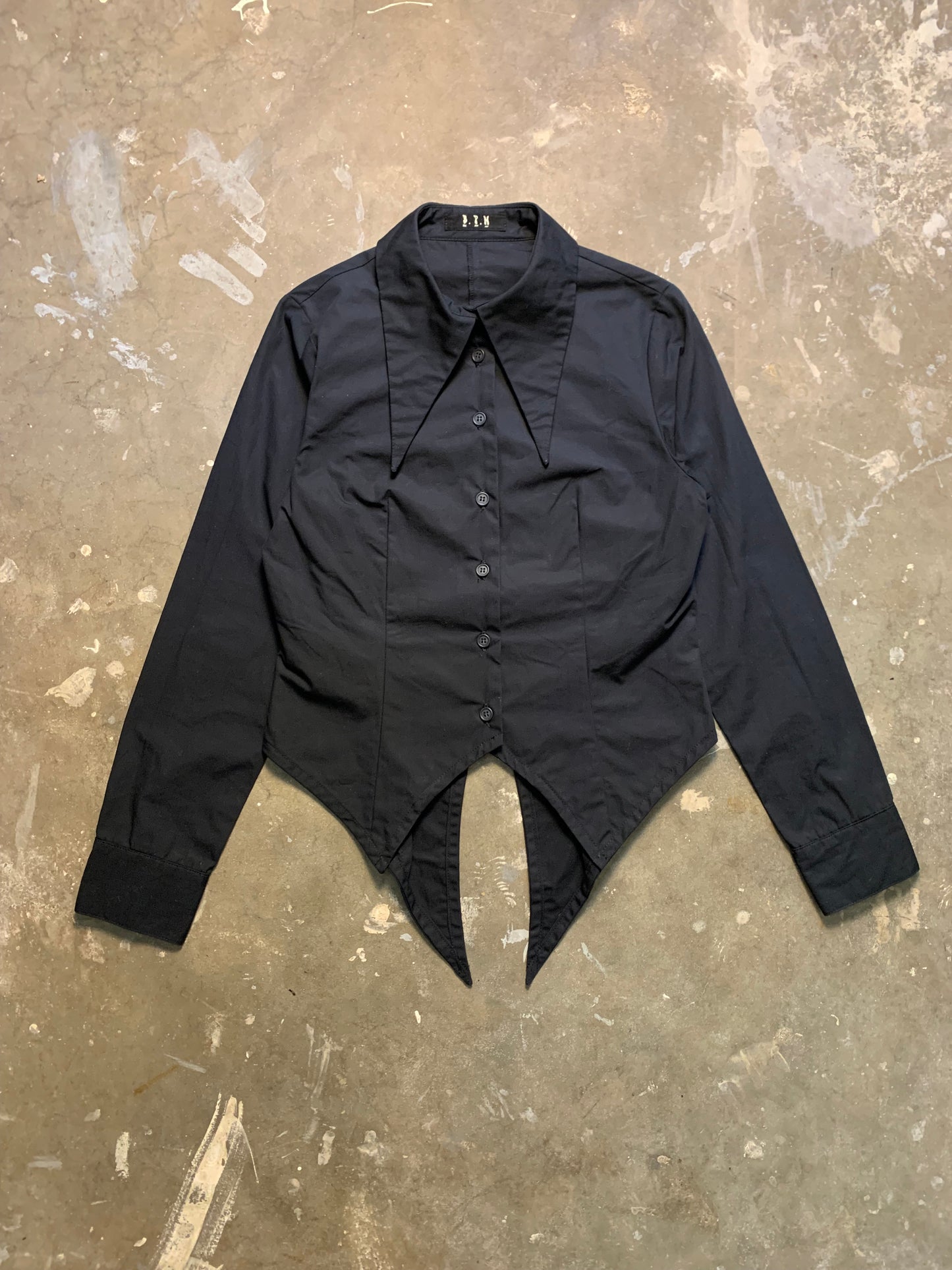 Black Peace Now Vampire Swallow Tail Shirt