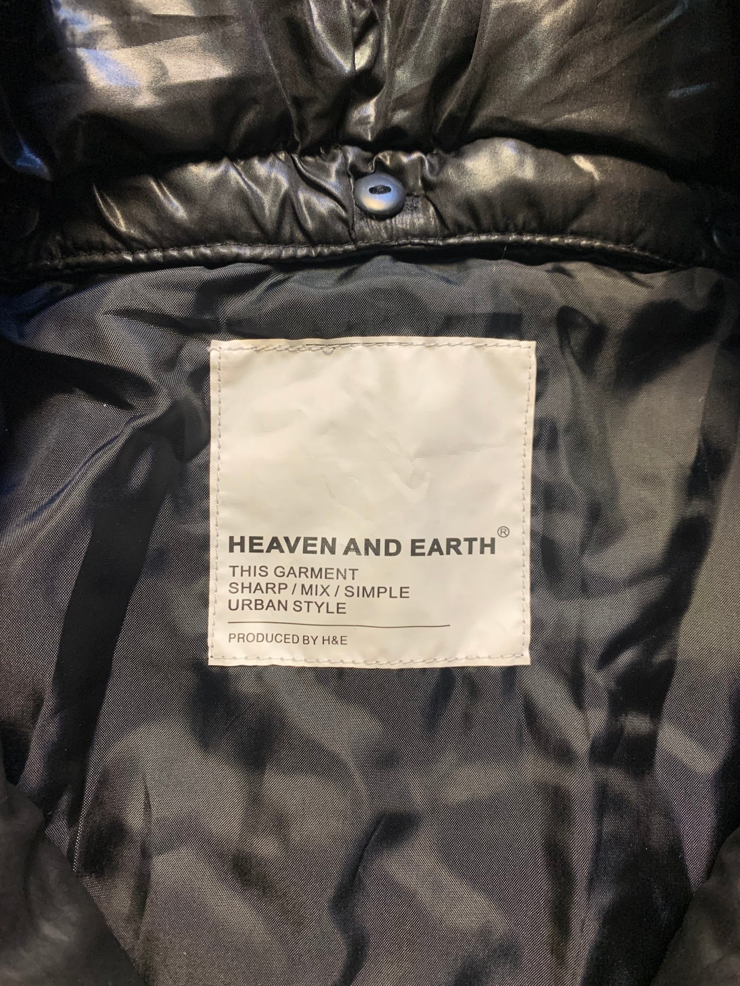 Heaven and Earth Asymmetrical Hooded Puffer