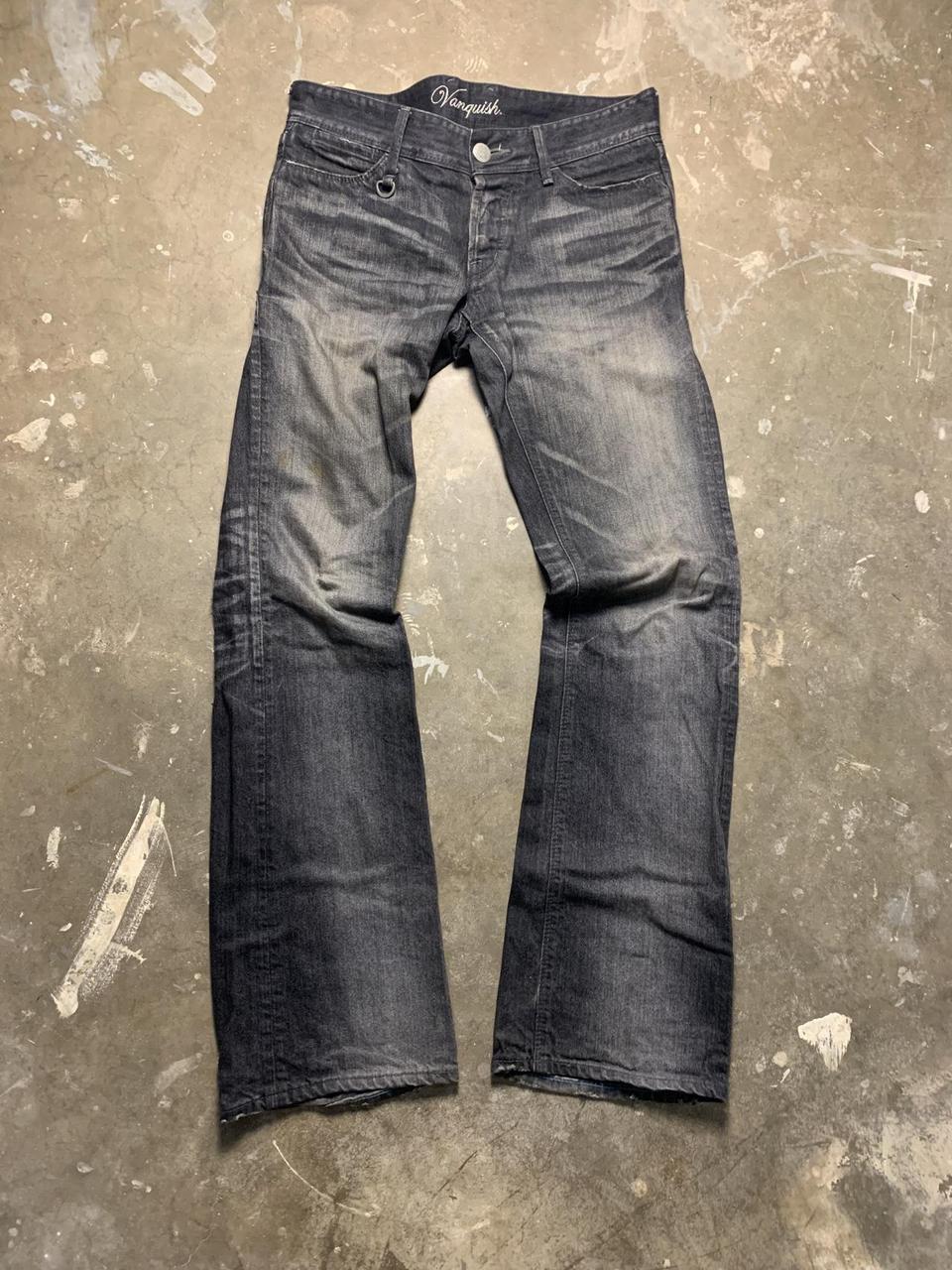 VANQUISH Faded Flared Jeans
