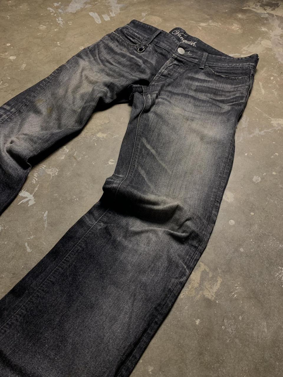 VANQUISH Faded Flared Jeans