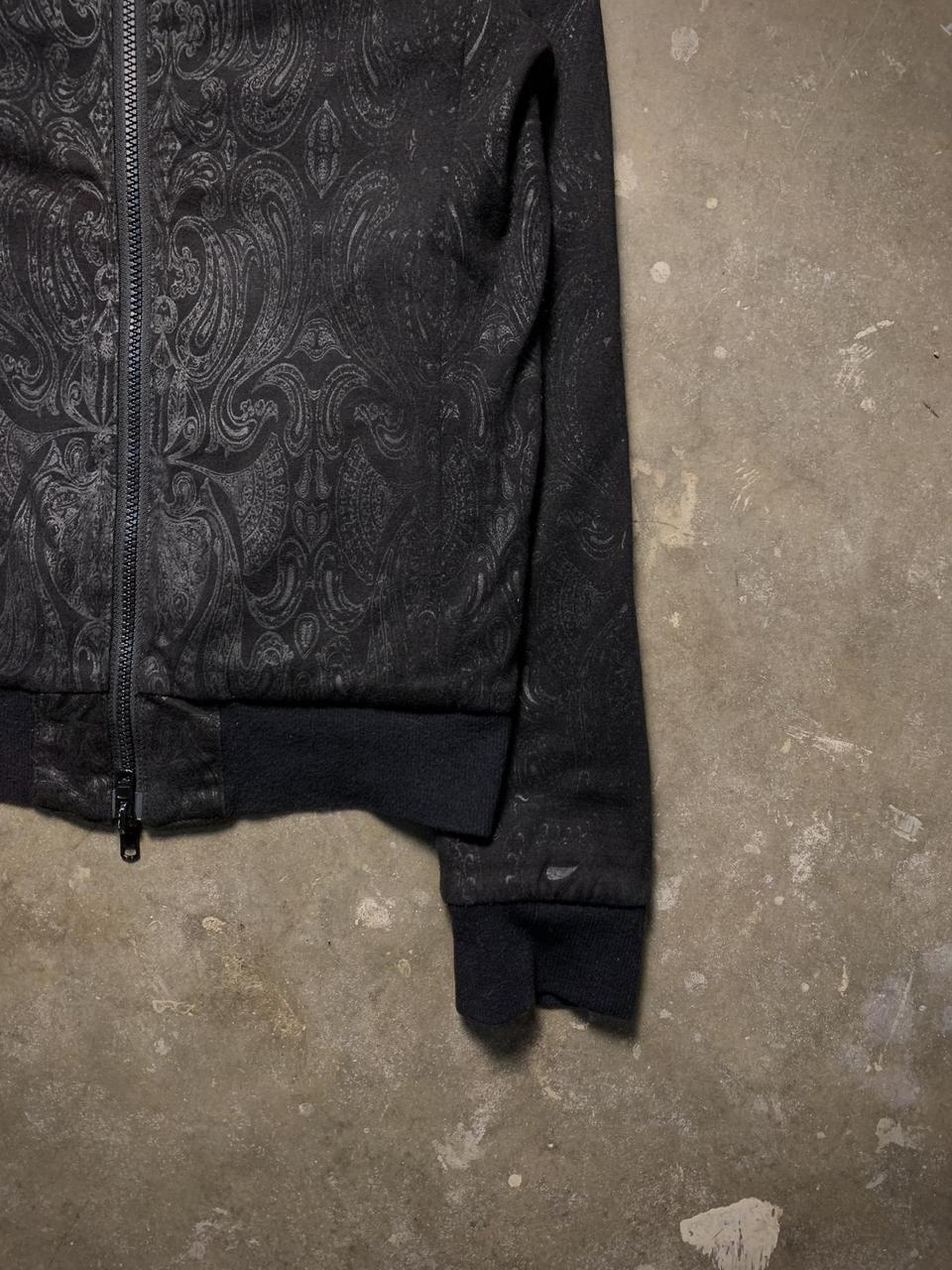 FUGA Distressed Reversible Pattern Hoodie